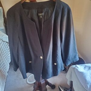 Talbots Women's Black Jacket size 24